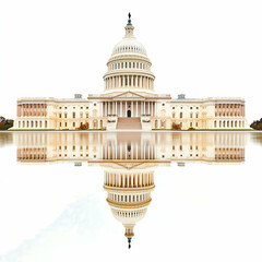 Fototapeta premium Symmetrical abstract pattern beige cream tones