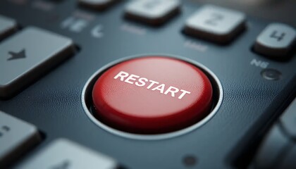 Pressing Restart Button on Keyboard for System Reset