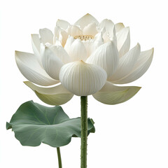 White lotus flower closeup photography
