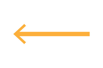 Blue horizontal straight arrow. Thin long arrow vector icon. Right thin line, blue cursor, horizontal arrow long