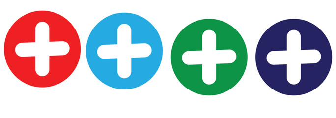 plus gradient icon graphic design