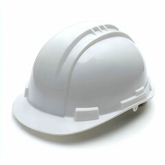 Fototapeta premium White safety hard hat image for construction and industrial use