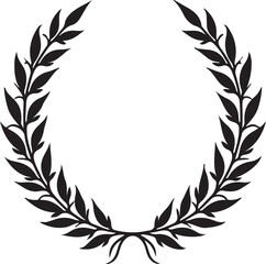 set of laurel wreaths