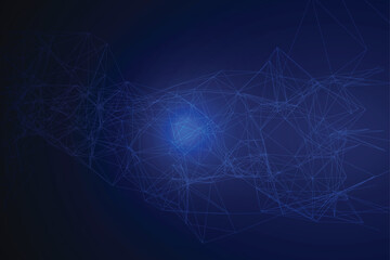 Realistic Blue AI-Generated Background