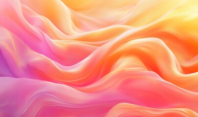 Obraz premium Delicate drapery of sunset hues