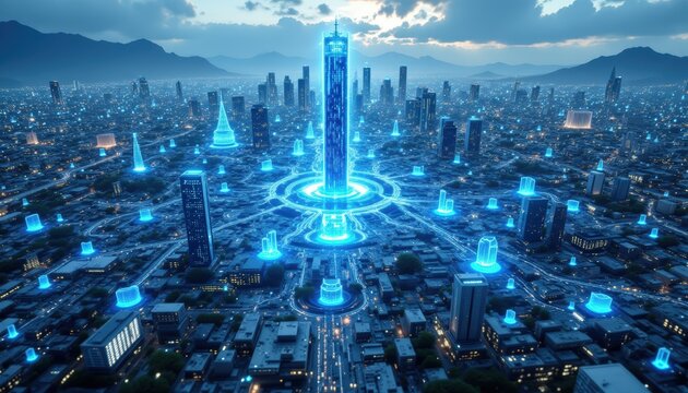 Smart grid energy systems, climate change mitigation