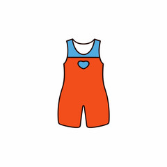 baby clothes isolated on white