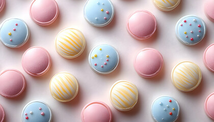 Colorful candy pattern design food image