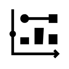 Bar Chart Icon - Business Growth, Data Analysis, and Market Statistics