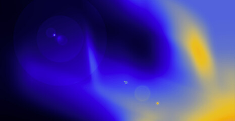 Vibrant blue and yellow abstract gradient with subtle lens flare. Perfect for tech, art, or digital design.Fantastic space background