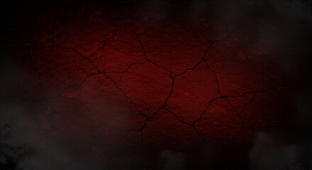 Immerse yourself dark horror featuring deep black red tones subtle sepia goth crackle eerie grey mist smoke fog evoking old stone wall vintage grunge smear ideal Halloween textures wallpapers