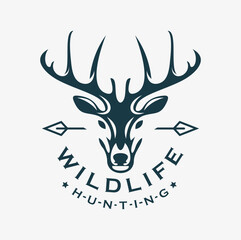 Deer logo vector template