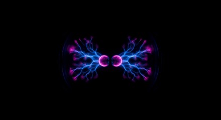 Obraz premium Plasma energy display, symmetrical