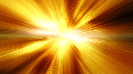 Obraz premium A bright yellow light is shining on a blurry image