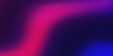 Fototapeta premium Abstract neon pink and dark blue background with striped texture
