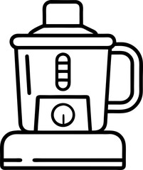 illustration of a food-processor