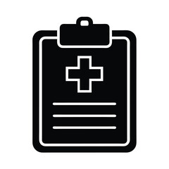 Medical Chart Health Icon Vector Illustration