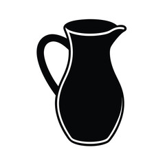 Milk Pitcher Coffee Tool Icon Vector Illustration
