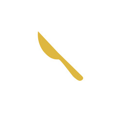 gold fork and spoon cutlery