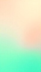 Pastel Peach and Mint Green Gradient Background for Design Projects