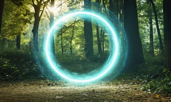 Magic Portal in the forest