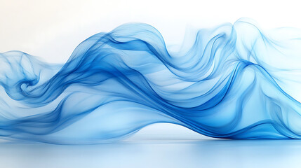 Abstract blue wave background with elegant flowing lines,soft texture and subtle light effects for modern design projects