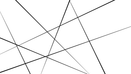 Random diagonal line on white background Chaotic abstract line seamless pattern.