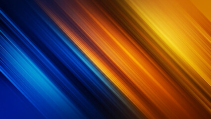 Obraz premium Dynamic Abstract Background with Vibrant Blue Orange Gradient Light Streaks
