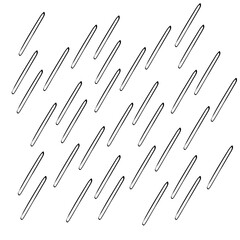 diagonal rain lines doodle illustration