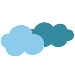 fluffy cloud doodle illustration