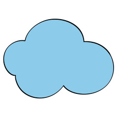 small cloud doodle illustration