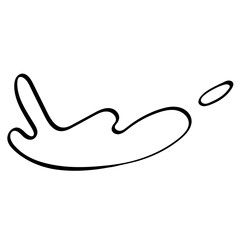 splash sharp shape doodle illustration