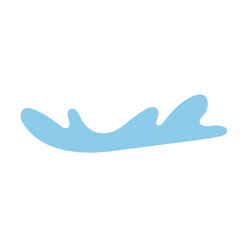 splash small curve doodle illustration