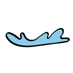 splash small curve doodle illustration