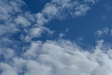 blue sky with clouds