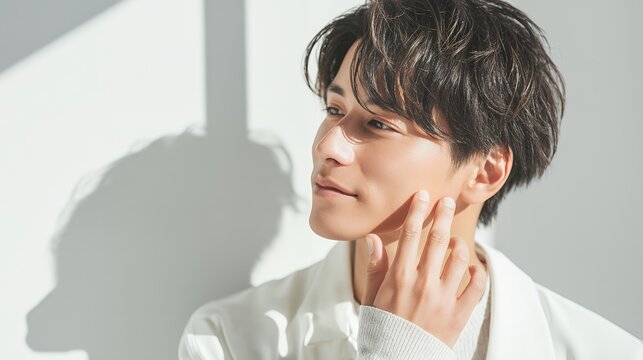 イケメンの若い男性