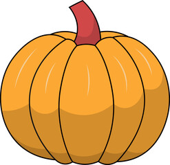 Thanksgiving Day Element in Doodle Design. Vector Illustration.