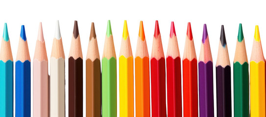PNG Colored pencils laying in row backgrounds order