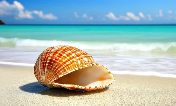 sea shell on the beach