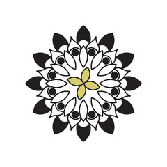 abstract flower vector