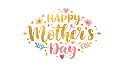 Happy Mother’s Day PNG Clipart – Single Design, Transparent Background