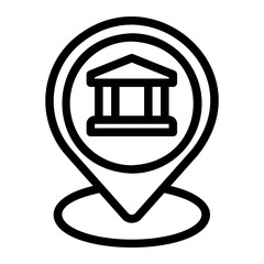 placeholder line icon