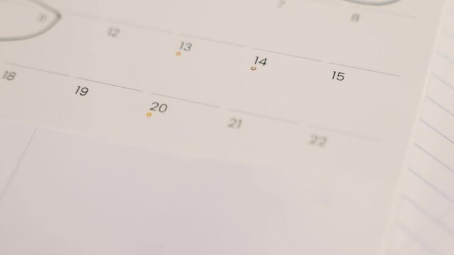 Planning Important Dates in a Calendar