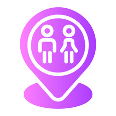 toilet gradient icon