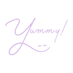 Yummy text typograpy 