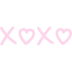 XOXO typograpy text