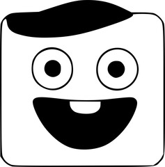 Cartoon Faces Collection | Cute Expressions and Funny Face Icons