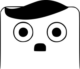 Cartoon Faces Collection | Cute Expressions and Funny Face Icons