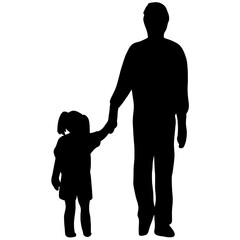 Father day shadow outline