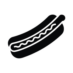 Hotdog Icon Vector Illustration